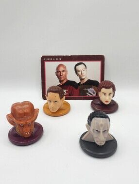 1993 Star Trek Deep Space Nine Shreddies Cereal Rubber Stamps Collection Set